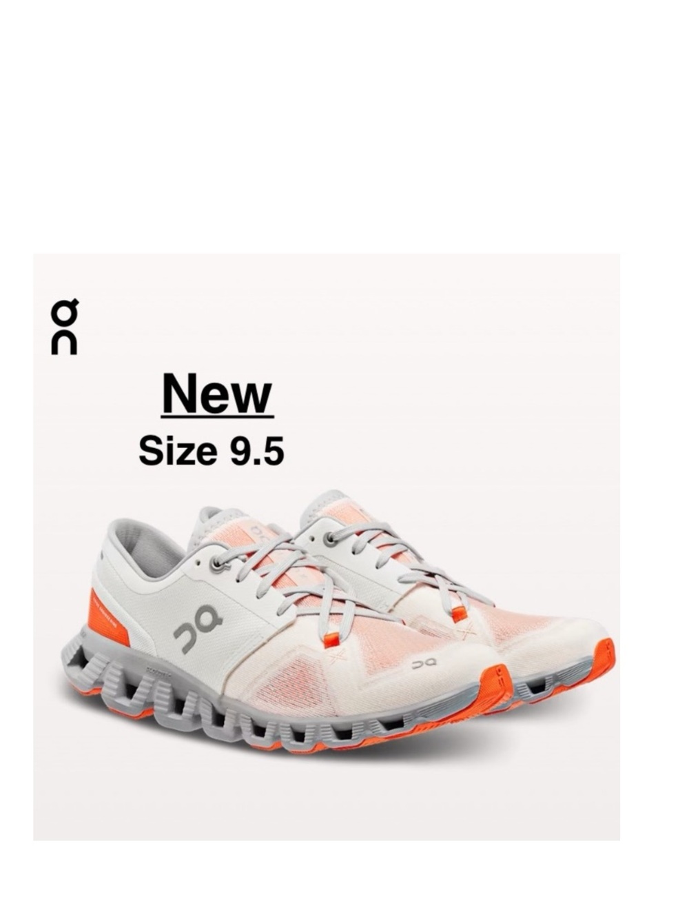 New ON WOMAM Cloud X 3 colour Ivory | Alloy size 9.5 tags removed & box ⭐️⭐️⭐️
